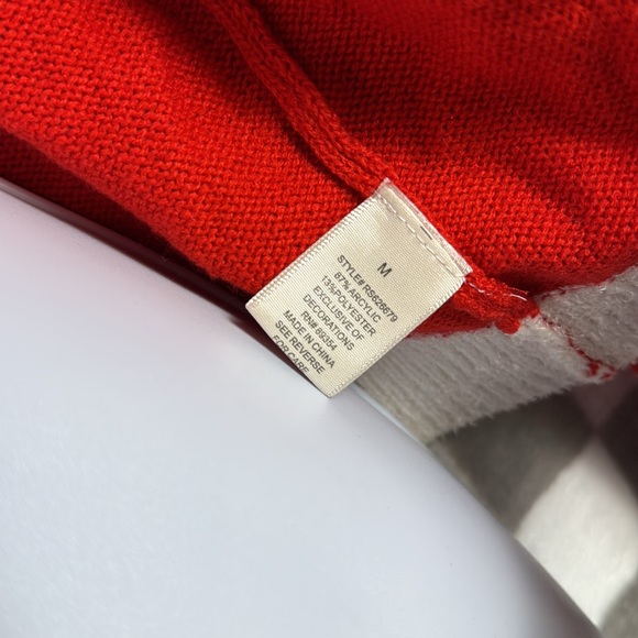 No comment NYLA medium Christmas, candy, cane cardigan, red white striped - Picture 2 of 12